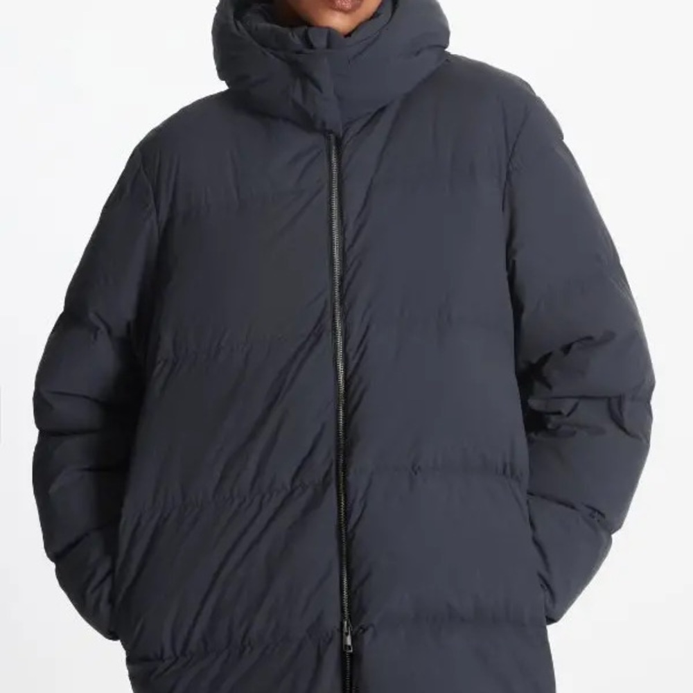 COS Blue Puffer Jacket